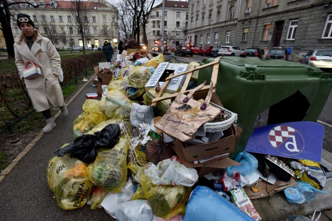 Zagreb đubre radnici čistoće štrajk