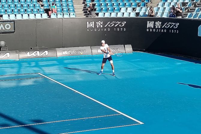 Novak Đoković, trening