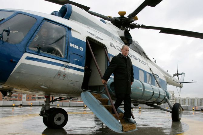 Vladimir Putin helikopter Mil Mi-8