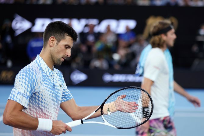 Novak Đoković - Stefanos Cicipas Australijan open finale 2023
