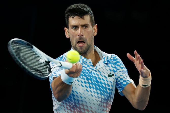 Novak Đoković - Stefanos Cicipas Australijan open finale 2023