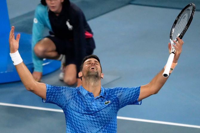 Novak Đoković, Australijan open 2023, Stefanos Cicipas