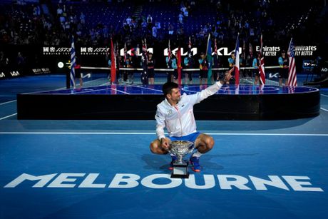 Novak Đoković, Australijan open 2023, Stefanos Cicipas pehar