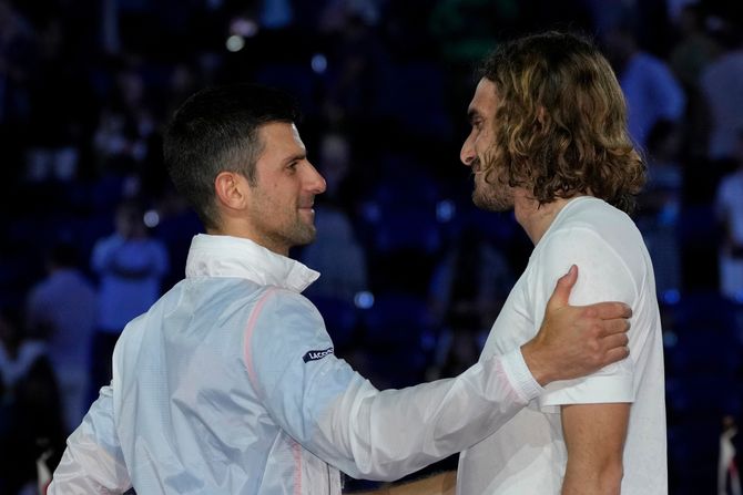 Novak Đoković, Australijan open 2023, Stefanos Cicipas pehar