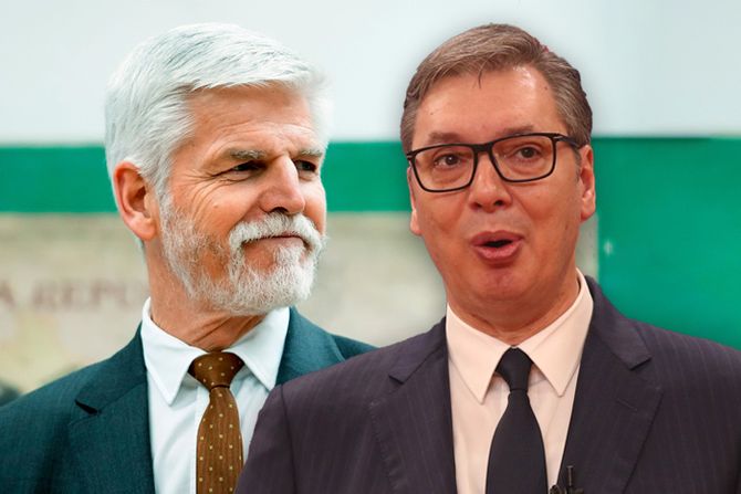 Petr Pavel i Aleksandar Vučić Petr Pavel i Aleksandar Vučić