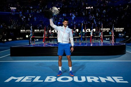 Novak Đoković, Australijan open 2023, Stefanos Cicipas pehar