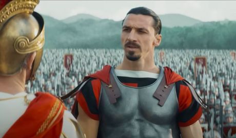Zlatan Ibrahimović kao u Antivirus u filmu "Asteriks i Obeliks: Srednje kraljevstvo"