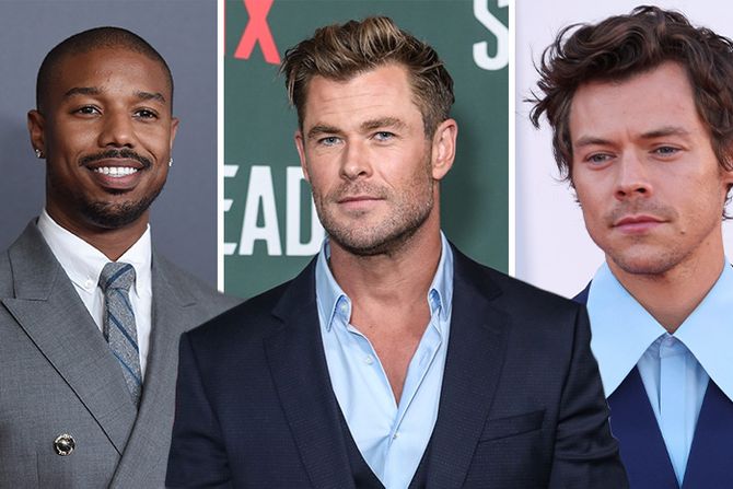 Chris Hemsworth, Michael B Jordan, Hari Stajls