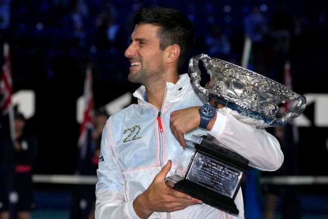 Novak Đoković, sat Hublot, Australijan open 2023