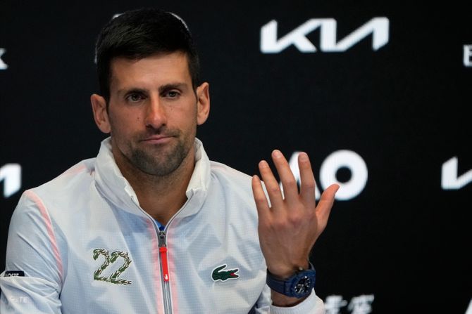 Novak Đoković, sat Hublot, Australijan open 2023