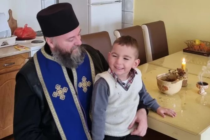 Rastko i otac Predrag Popović Rastko i otac Predrag Popović