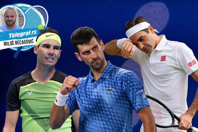 Rafael Nadal, Novak Đoković, Rodžer Federer Rafael Nadal, Novak Đoković, Rodžer Federer