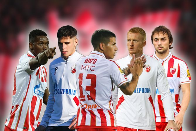Fudbaleri Crvena Zvezda Aleks Vigo Lazar Nikolić Kalifa Kulibali Nemanja Motika Radovan Pankov Uroš Spajić Fudbaleri Crvena Zvezda Aleks Vigo Lazar Nikolić Kalifa Kulibali Nemanja Motika Radovan Pankov Uroš Spajić