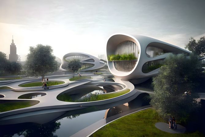 Futuristički plutajući gradovi budućnosti