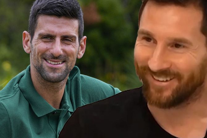 4296283  Lionel Mesi, Novak Đoković 4296283  Lionel Mesi, Novak Đoković