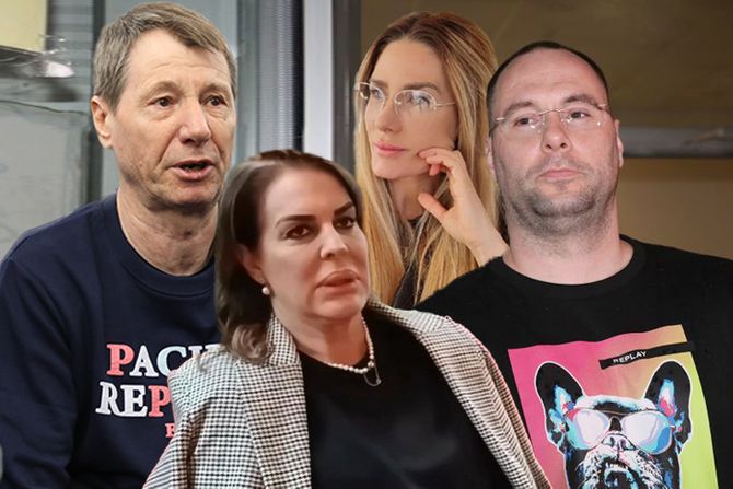 Moka Slavnić, Milena Kačavenda, Ana Ćurčić i Zvezdan Slavnić