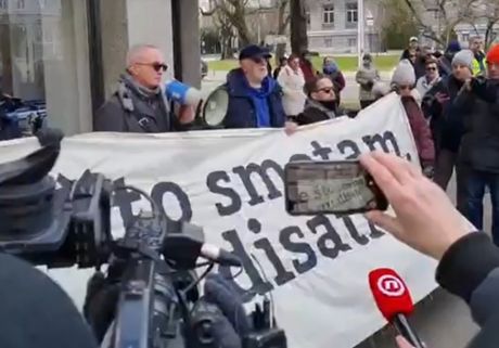 Protest za Vladimira Matijanića