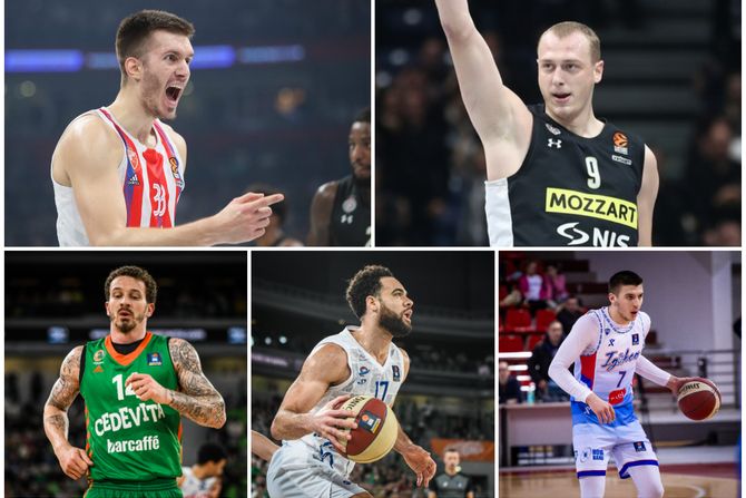 ABA liga, KK Partizan, KK Crvena zvezda, KK Cedevita Olimpija, KK Budućnost, KK Igokea