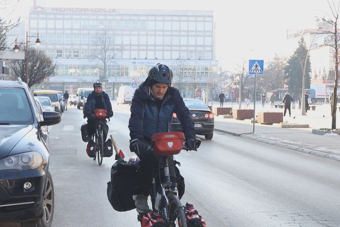 Francuzi, biickli, putovanje Francuzi, biickli, putovanje