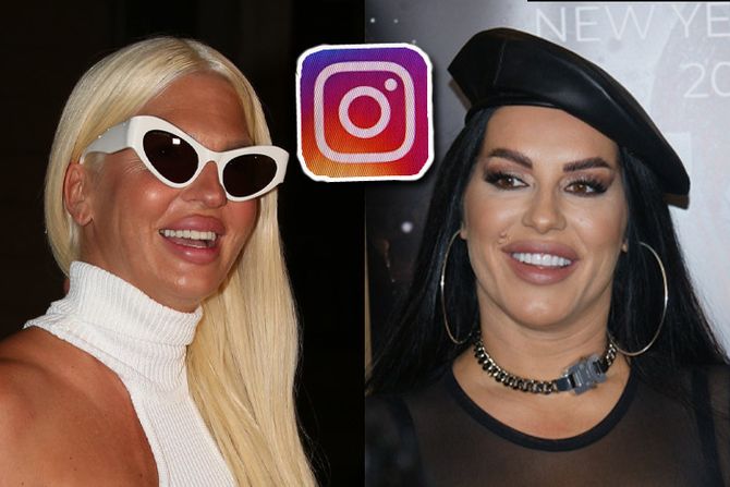 Jelena Karleuša, Seka Alekcić, Instagram