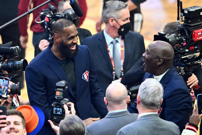 Lebron Džejms, Majkl Džordan