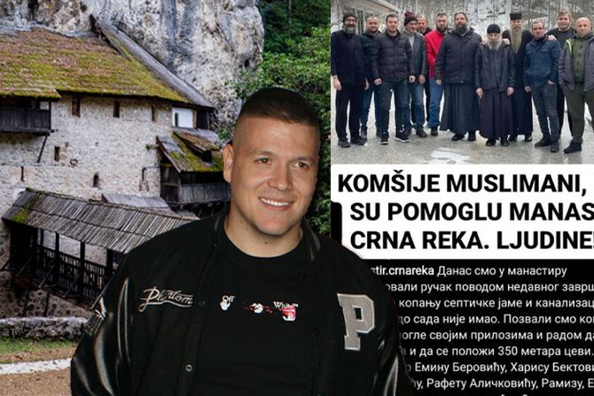 Slobodan Sloba Radanović, Manastir Crna reka