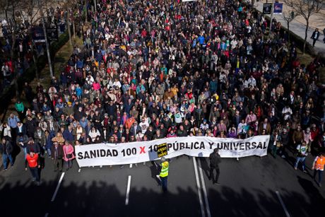 Španija Madrid protesti