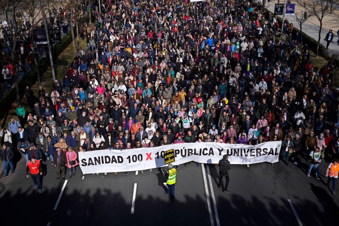 Španija Madrid protesti