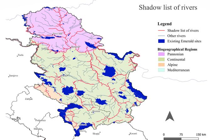Poziv na uključivanje novih reka u Emerald mrežu na Zapadnom Balkanu