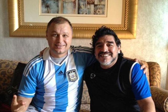 Marjan Vajda, Dijego Maradona Marjan Vajda, Dijego Maradona