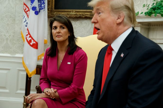 Nikki Haley Niki Hejli Donald Tramp