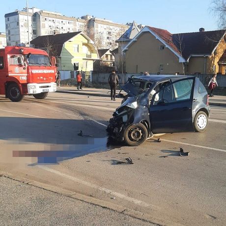 Saobraćajna nesreća obilaznica oko Leskovca na Bulevaru Nikole Pašića
