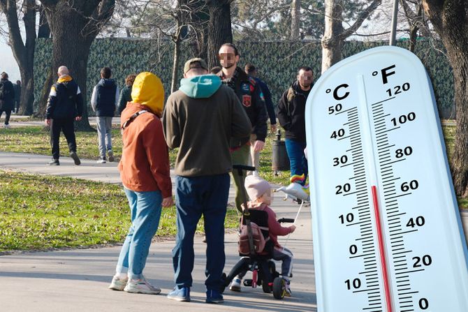 Prolecno vreme, temperatura