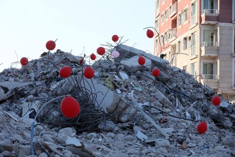 Turska, ruševine, baloni