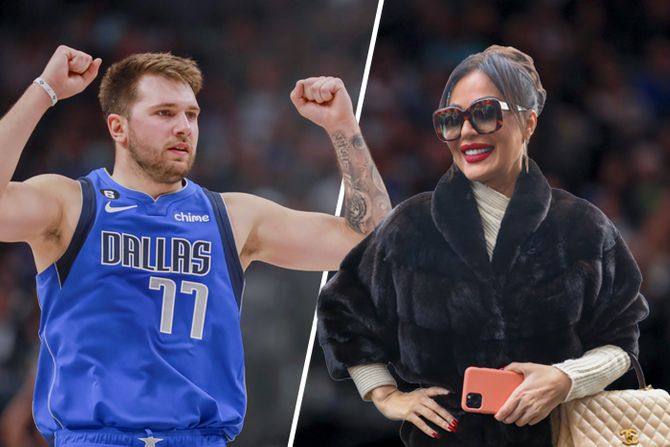 Luka Dončić i Svetlana Ceca Ražnatović