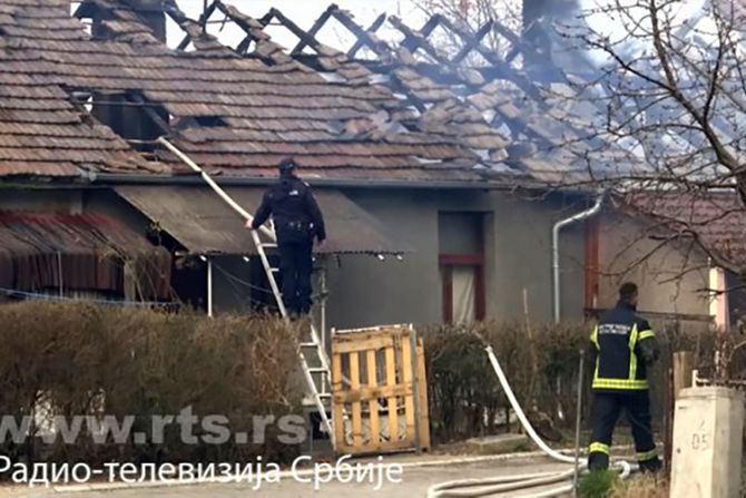 Požar Kruševac, U kruševačkoj Staroj čaršiji, u ulici Cara Lazara 124