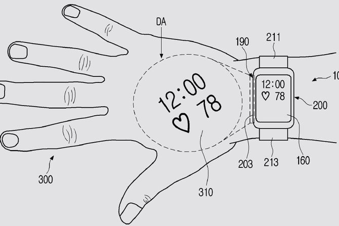 Patent smart watch Samsung