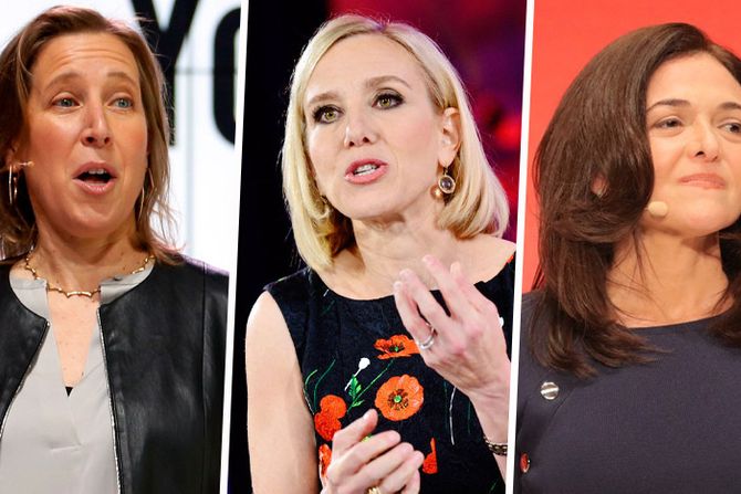 Susan Wojcicki  Marne Levine  Sheryl Sandberg