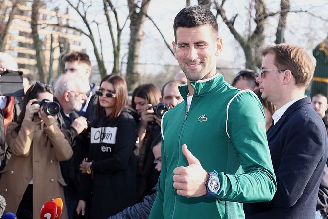 Novak Đoković, konferencija Novak Đoković, konferencija