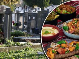 Groblje, hrana, zadušnice