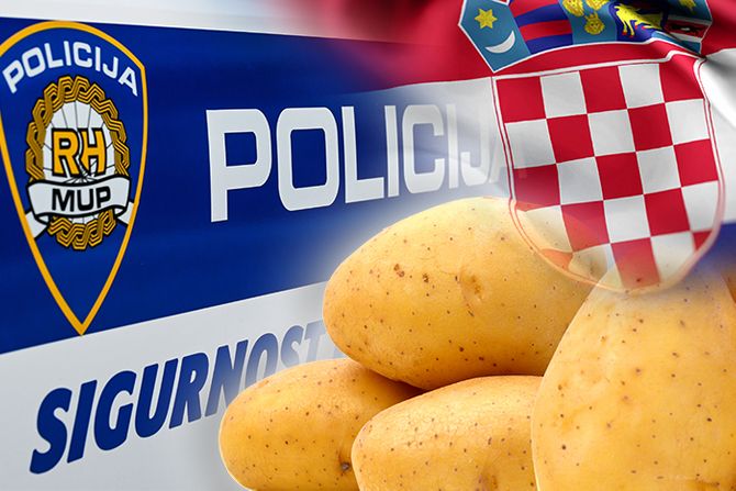 Hrvatska policija krompir Hrvatska policija krompir