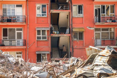 Turska, zemljotres, ruševine