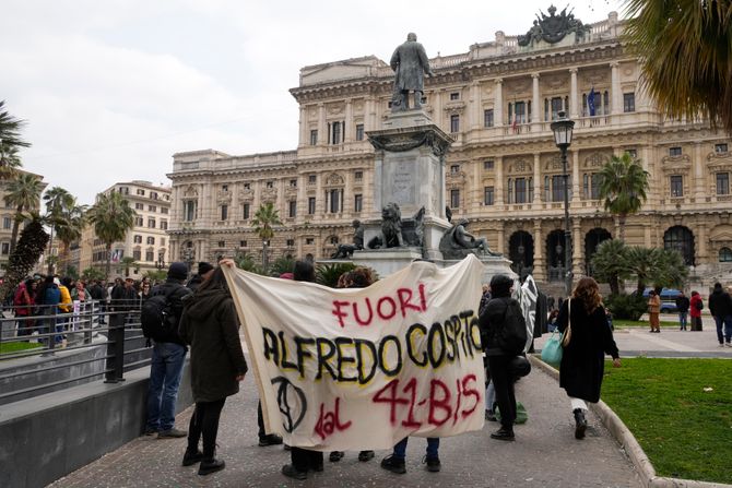 Alfredo Kaspito protesti