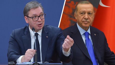 Aleksandar Vučić i Tajip Erdogan Aleksandar Vučić i Tajip Erdogan
