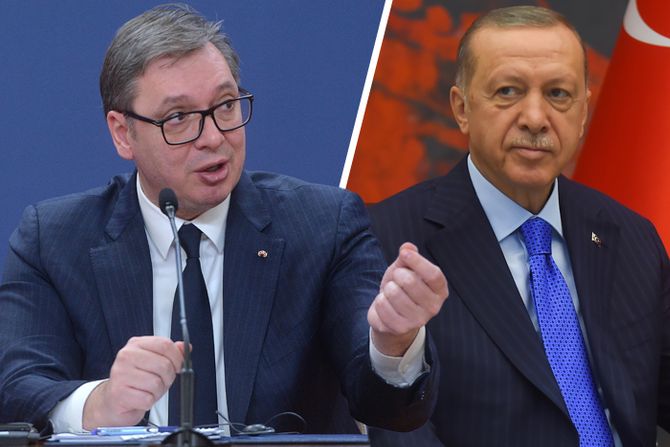 Aleksandar Vučić i Tajip Erdogan Aleksandar Vučić i Tajip Erdogan