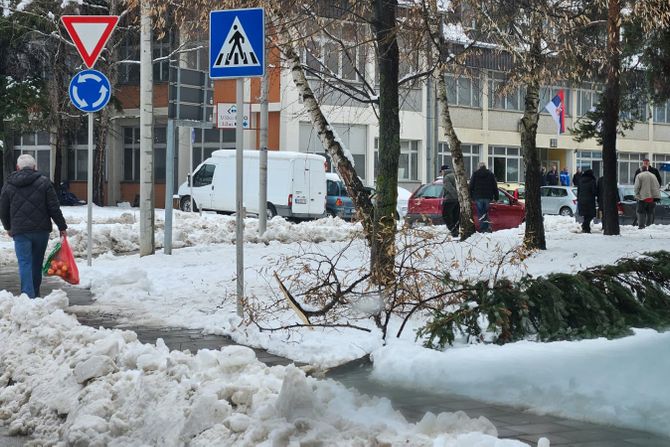 Vanredna situacija, Prijepolje, sneg, snežni pokrivač,