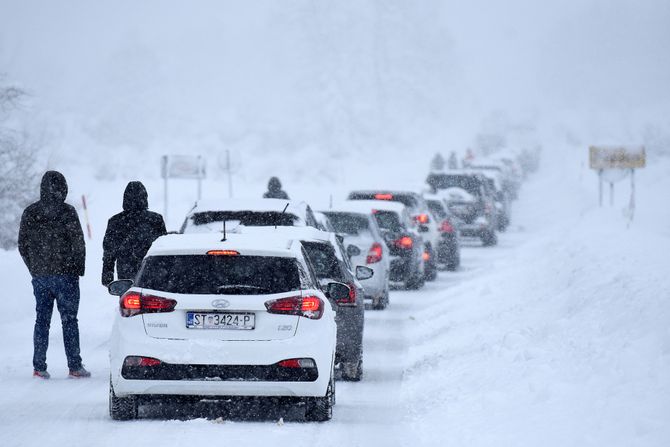 Hrvatska, sneg u Hrvatskoj