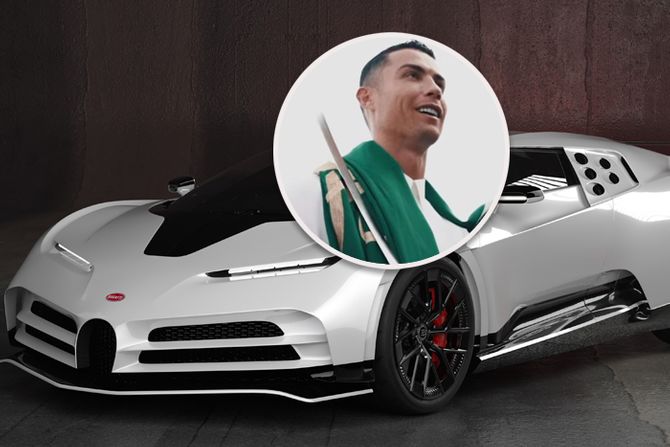 Kristijano Ronaldo Bugatti Centodieci