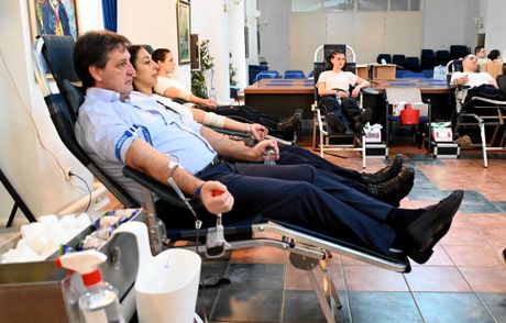 MUP Saopstenje Ministar Gasic Akcija dobrovoljnog davanja krvi