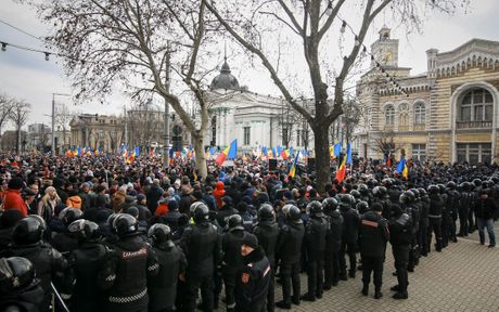 Moldavija protest